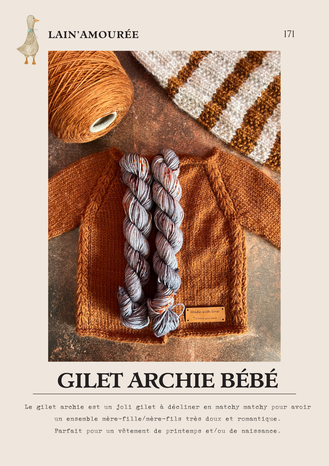 kit gilet Archie bébé