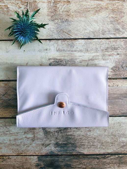 Pochette à aiguilles interchangeables en cuir